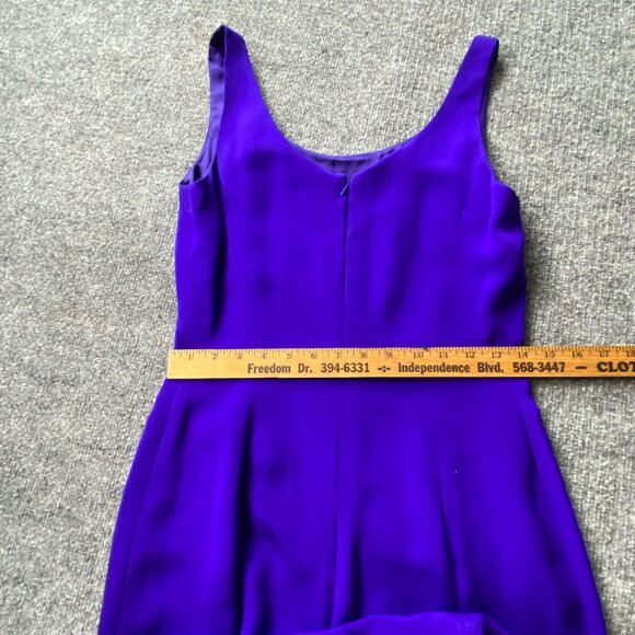 Rimini By Shaw Dress Womens 6  Blue Evening Gown Jacket Set 100% Silk Elegant‎ - Picture 11 of 16